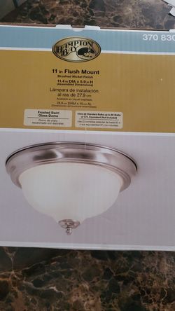 Hampton Bay Flush Mount Light