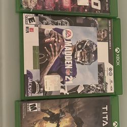 3 XBOX ONE GAMES