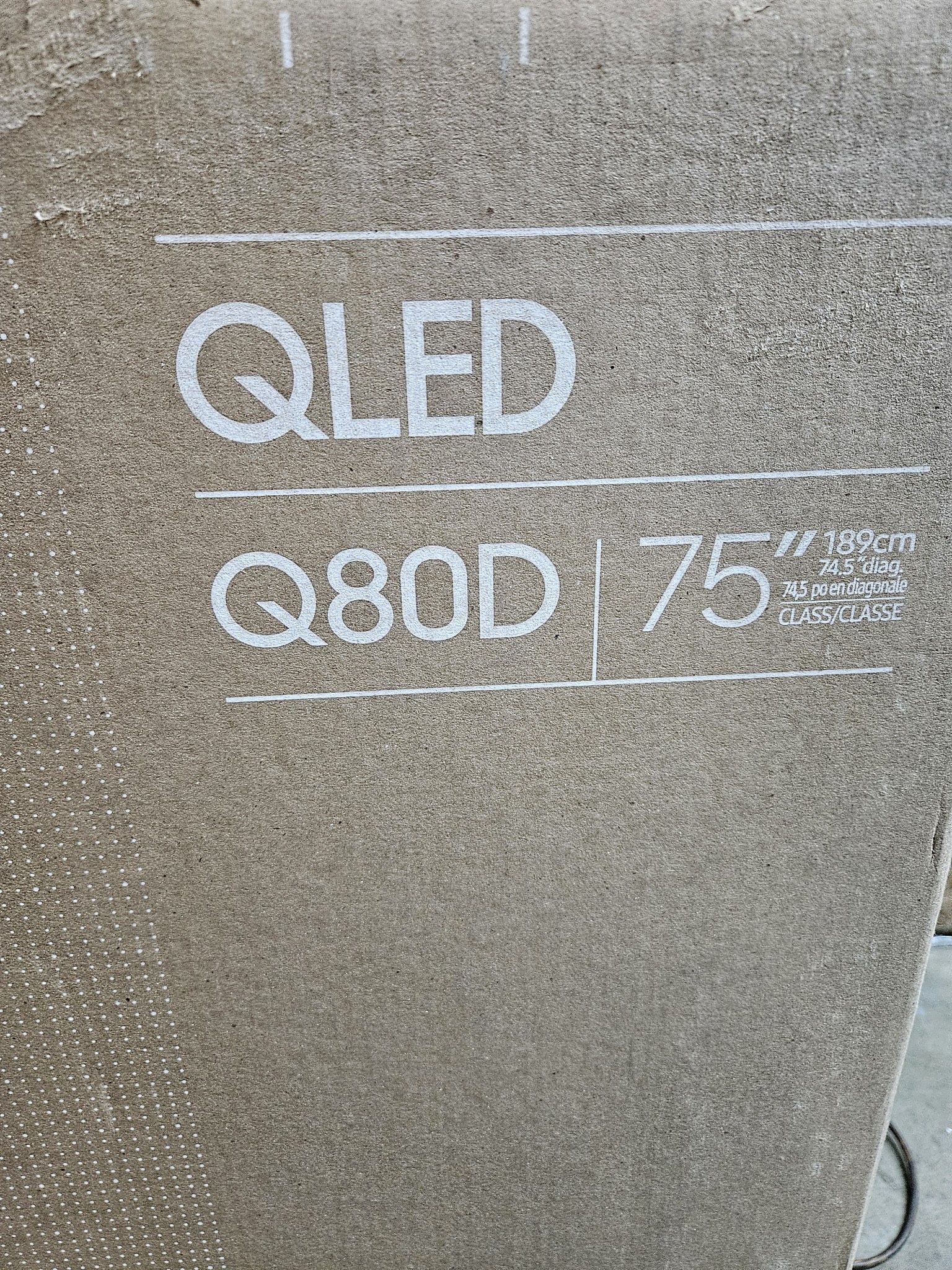 SAMSUNG 75-Inch QLED 4K Q80D Series Direct Full Array, Smart TV, Alexa Built-in, Motion Xcelerator, QN75Q80D, Quantum HDR+, w/Dolby Atmos, Object Trac
