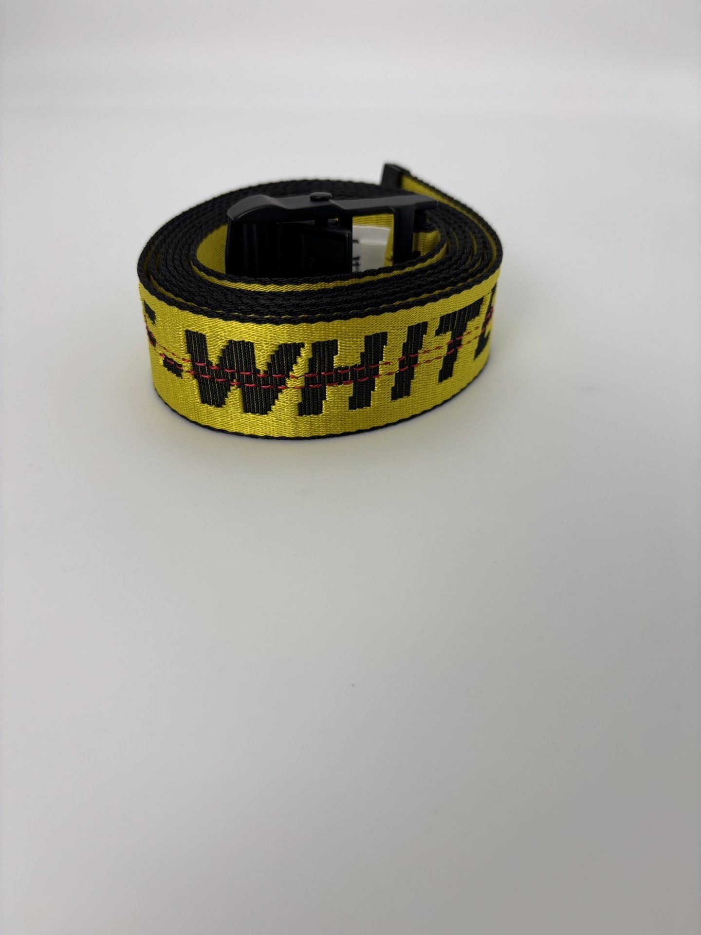 OFF-WHITE Industrial Belt Yellow/Black unisex one size