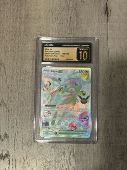 30th Futuristic Mew Ex #158 CGC 10 PRISTINE Celebration Anniversary Pokemon Slab