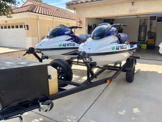 2 Yamaha WaveRunner JetSkis w/ Trailer