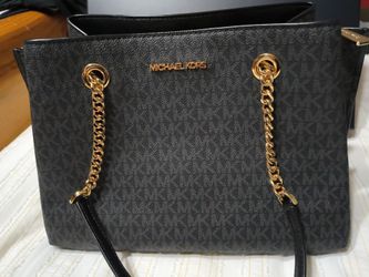 Michael Kors Black Signature Tote Bag