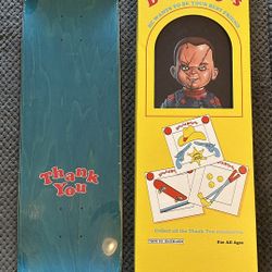 Thank You x Buddy Doll Deck David Reyes Childs Play CHUCKY Deck W/Display Box