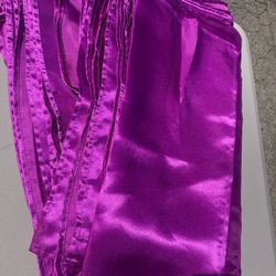 Magenta Curtains And Napkins  Wedding