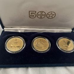 1981 GOLD CUBA 100 PESOS NGC NINA PINTA SANTA MARIA COLUMBUS' SHIPS 2000 MINTED