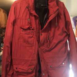 Very Nice American Eagle Coat With Hood Only $40