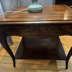 French Provincial Henredon Four Centuries Walnut Side/End Table $495 Or Best Offer