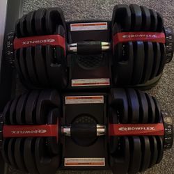 BOWFLEX SELECTTECH DUMBBELL, SINGLE, ADJUSTABLE 5 TO 52.5 LB - BLACK