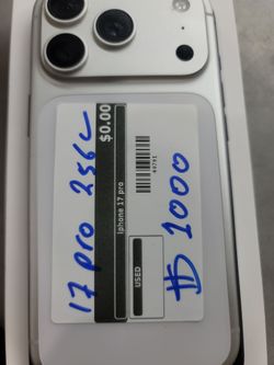 Iphone 17 pro 256gb, Unlocked
