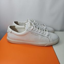 Saint Laurent Andy Sneakers Men's Leather White Size 9.5