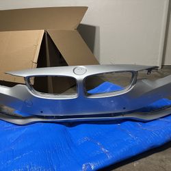 2015 BMW 435i Gran Coupe Base 6 Cyl 3.0L OEM Front Bumper With Sensor Holes
