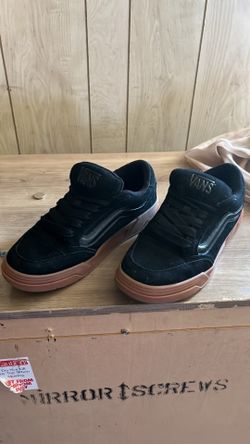 black and brown hylane vans 9.5 mens