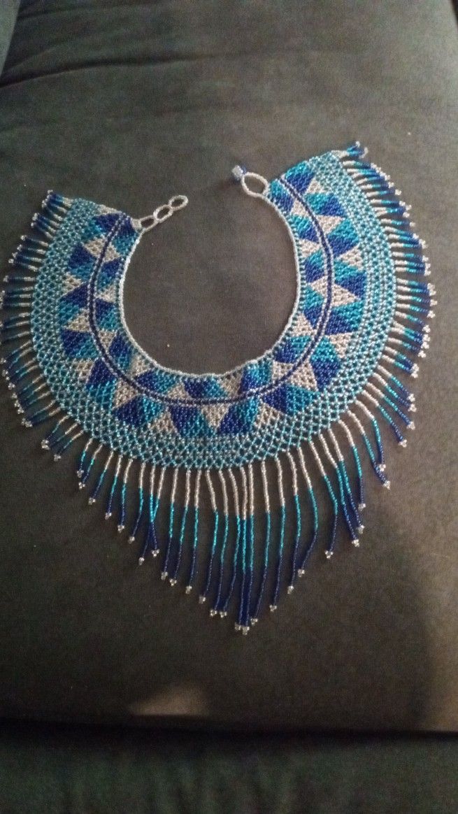 Beaded Fringe Choker