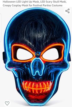 Halloween LED Lighted Mask