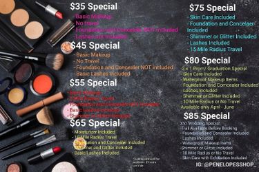 Makeup specials