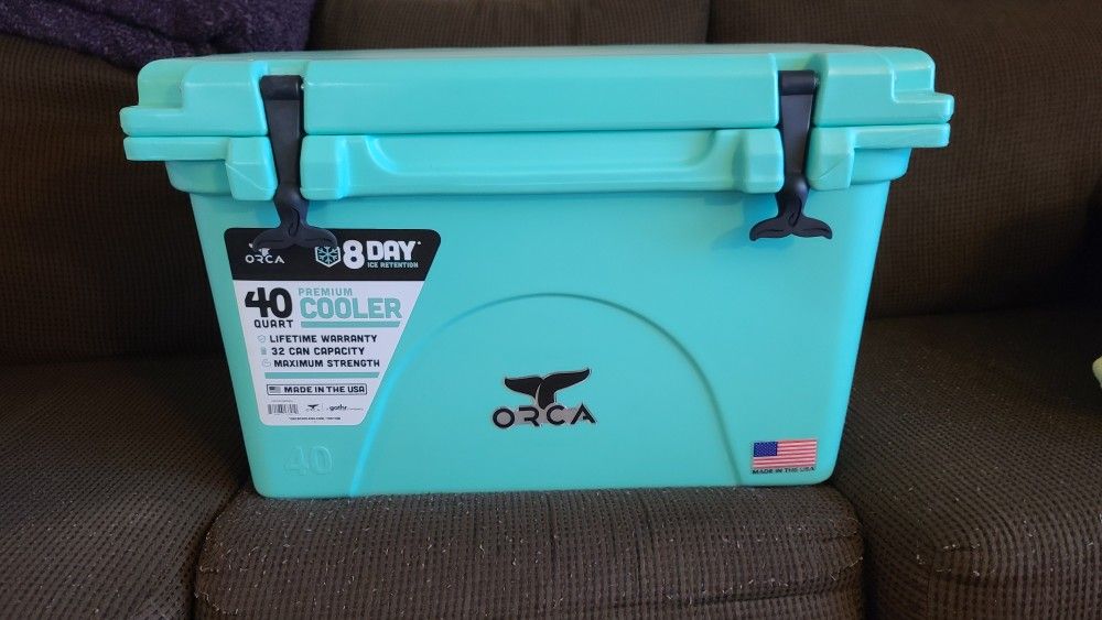 New ORCA 40 Quart Hard Cooler Insulated Ice Chest