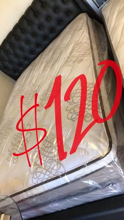 Q LOCATED IN LOS ANGELES $20 Delivery Fee ‼️ BRAND NEW PILLOW TOP MATTRESSES💯 COLCHONES NUEVOS PILLOW TOP 💯 Queen $120 ❌ $180 With Box Spring 💥💥