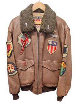 Rare Vintage Michael Hoban American Classics Leather Flight Bomber Jacket