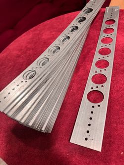 22pcs 20” Pipe Support Bracket, Galvanized Steel, PEX, CPVC, Copper, Stub Out Brackets Flat Brackets    B2)