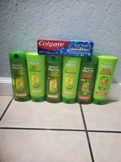 Garnier shampoo and conditioners $20