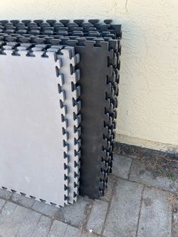 Zebra 1” Martial Arts Mats — ~125 sq ft Left | $150 FIRM