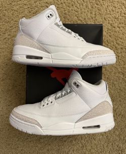 Air Jordan 3 Retro White/Grey Sneakers