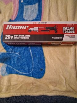 BRAND NEW BAUER 3/8 RIGHT ANGLE IMPACT