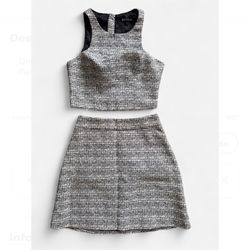 Black and White Express Tweed Set