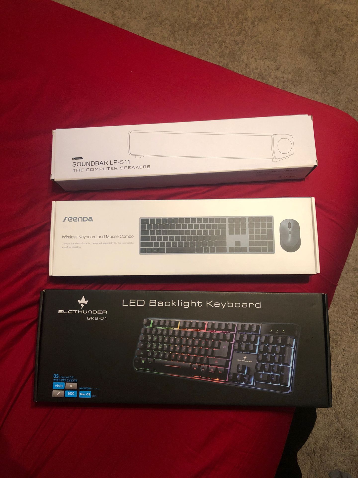 *Bundle* 2 Keyboards and Computer Speaker