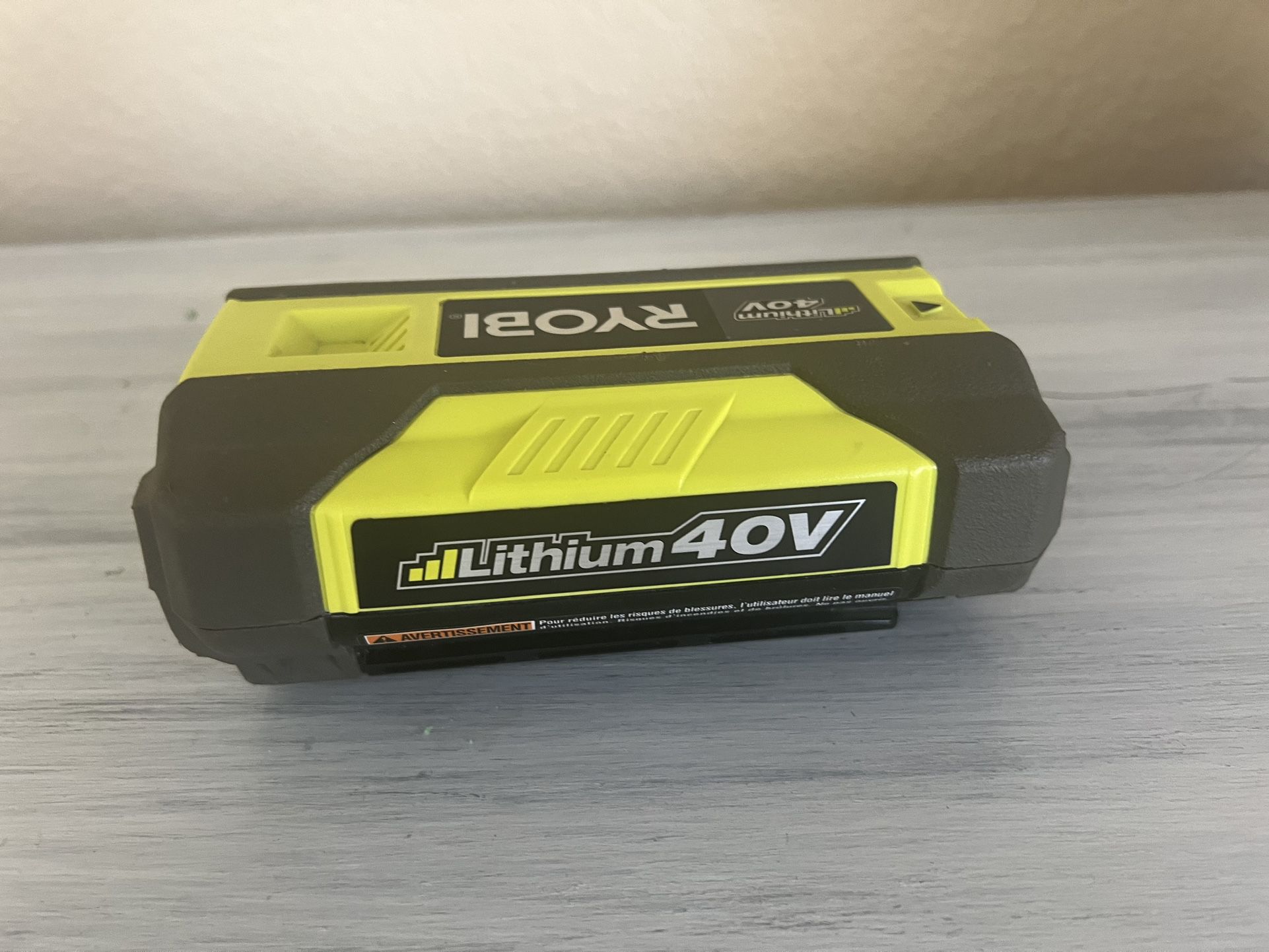 Ryobi 40v Lithium Battery 