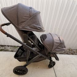 Uppa Baby Vista V2 Stroller - Double Stroller - Skate Board 