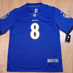 Lamar Jackson Baltimore Ravens Purple Jersey 