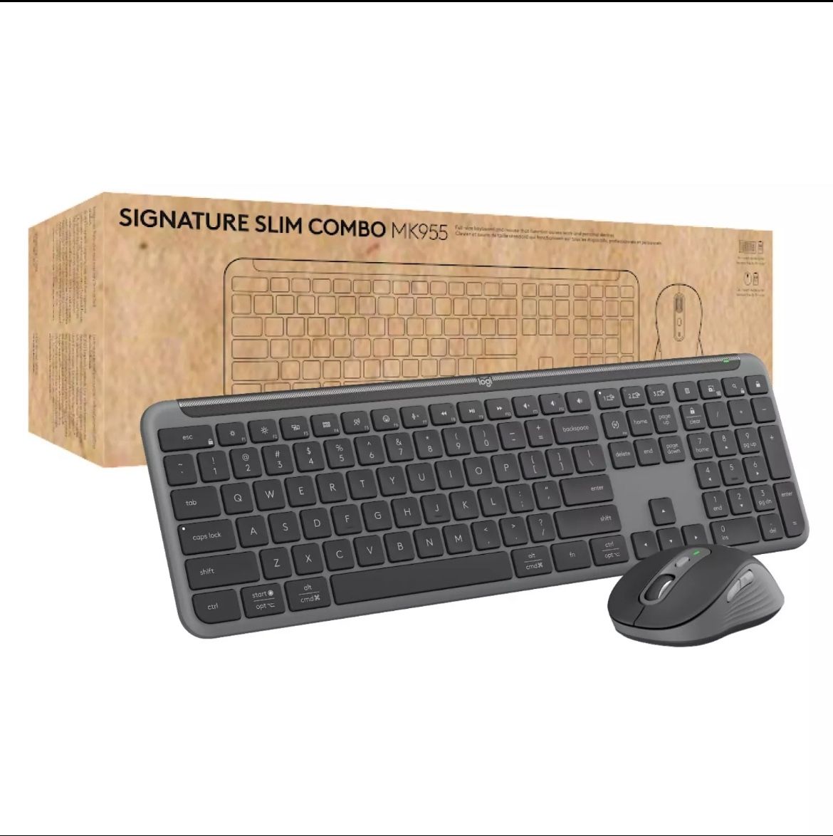 Logitech MK950/MK955 Signature Slim Wireless Keyboard and Mouse Combo