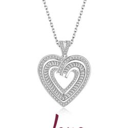 Heart Pendant With Necklace