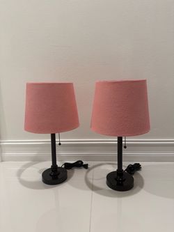 Pink lamps