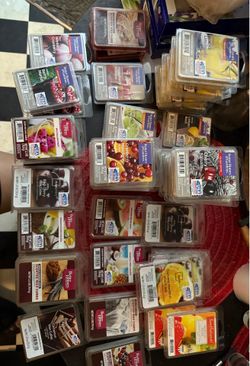 Scented warmer plus 37 new packs of scented wax cubes plus 3 more that some were used  OBO