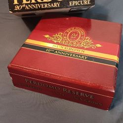 (2) Handmade Cigar Boxes - Storage - Container - Stash - Vape - Smoke 