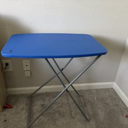 Blue Folding Table