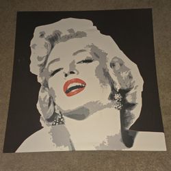 Marilyn Monroe Portrait Canvas Painting Artwork Wall Decor IKEA Print Picture