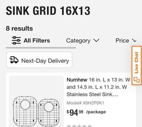 Sink grid