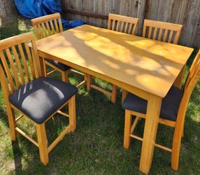 Table and chairs