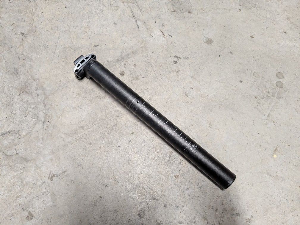 bike bicycle seat post 350mm 31.6mm with saddle clamp