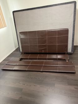 Head board and box spring Queen size all together
