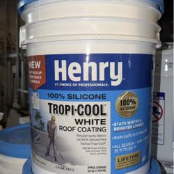 Tropi-Cool White 100% Silicone Reflective Roof Coating