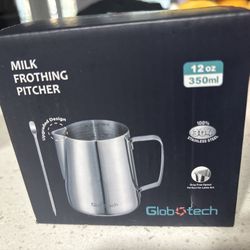 Brand New Milk Frothing Pitcher 12oz
