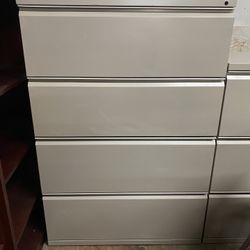 Herman miller 4 drawer lateral file cabinet