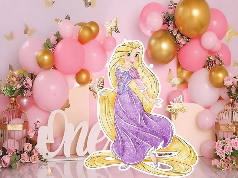 Princess Party Backdrop Props
