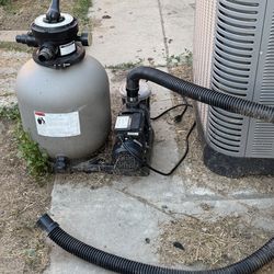 Above ground pool pump