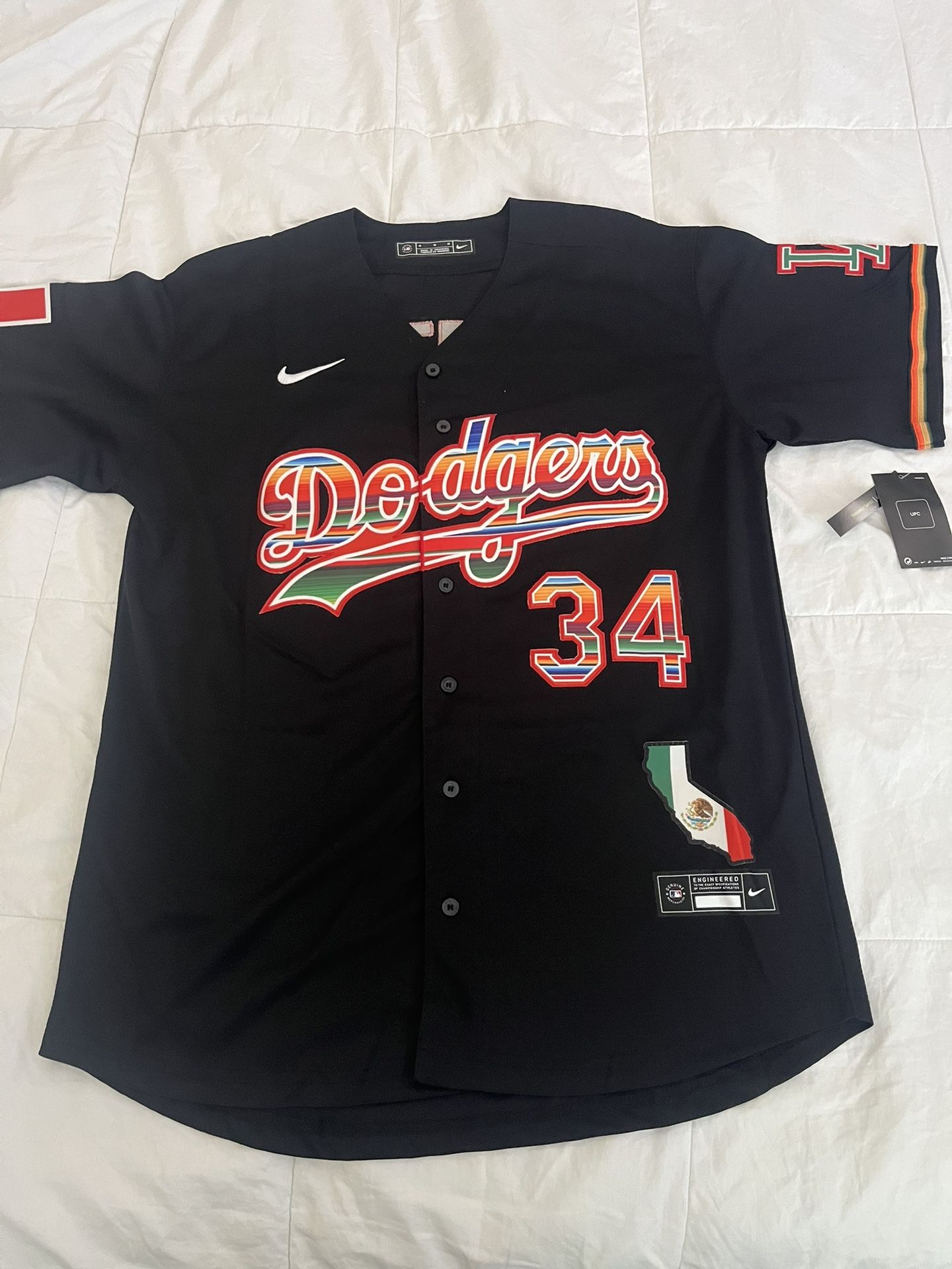 Valenzuela Mexico Dodgers Jersey 